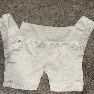 Fabletics Light Gray Mesh Leggings